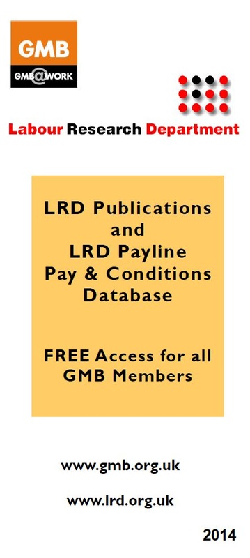LRD leaflet for GMB Northants