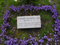 Corby Workers Memorial Day Plaque
